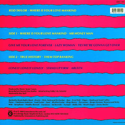 Rod Taylor  LP -  Where Is Your Love Mankind