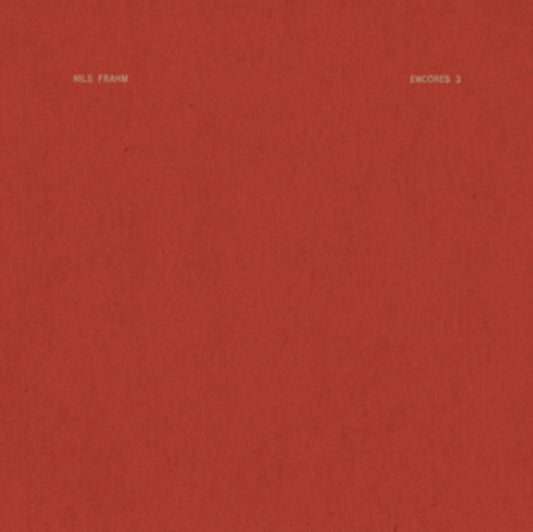 Nils Frahm LP Vinyl Record - Encores 3