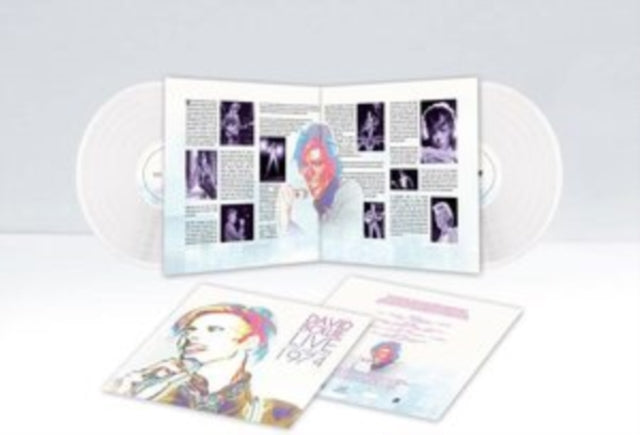 David Bowie LP Vinyl Record  Live Los Angeles 19 74 (White Vinyl)