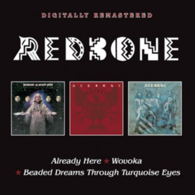 Redbone CD - Already Here / Wovoka / Beaded Dreams Through Turquoise Eyes