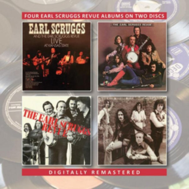 Earl Scruggs Revue CD - Live At Kansas State / The Earl Scruggs Revue / Rockin' Cross The Country / Family Portrait