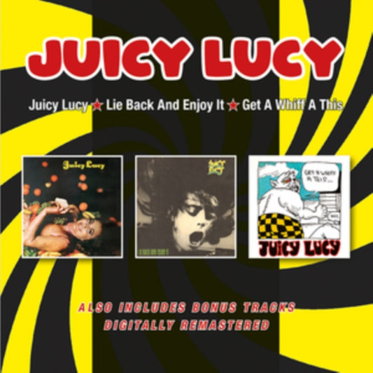 Juicy Lucy CD - Juicy Lucy / Lie Back And Enjoy It / Get A Whiff A This + Bonus Tracks