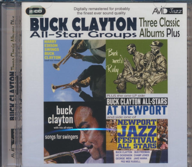 Buck Clayton CD - Three Classic Albums Plus (Songs For Swingers / Buck Meets Ruby / Harry Edison Swings Buck Clayton)