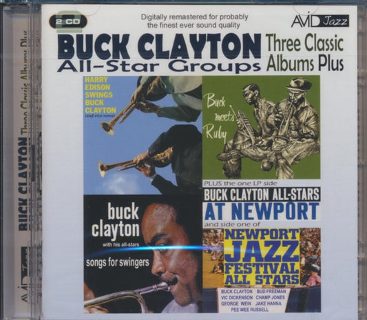 Buck Clayton CD - Three Classic Albums Plus (Songs For Swingers / Buck Meets Ruby / Harry Edison Swings Buck Clayton)