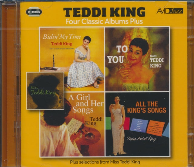 Teddi King CD - Four Classic Albums Plus (Bidin' My Time / To You From Teddi King / A Girl And Her Songs / All The King's Song)