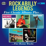 Johnny Burnette / Buddy Knox / Ronnie Hawkins / Ray Smith / Carl Mann CD - Rockabilly Legends - Five Classic Albums Plus