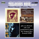 Thelonious Monk CD - Three Classic Albums Plus (The Unique Thelonious Monk / At Town Hall / 5 By Monk By 5)