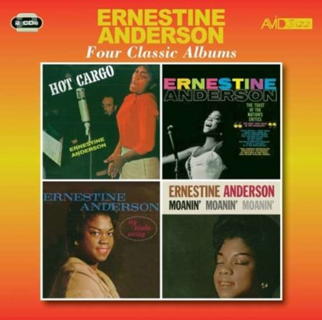 Ernestine Anderson CD - Four Classic Albums (Hot Cargo / The Toast Of The Nation's Critics / My Kinda Swing / Moanin' Moanin' Moanin')