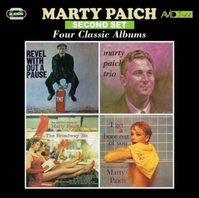 Marty Paich CD - Four Classic Albums (Revel Without A Pause / Marty Paich Trio / The Broadway Bit / I Get A Boot Out Of You)