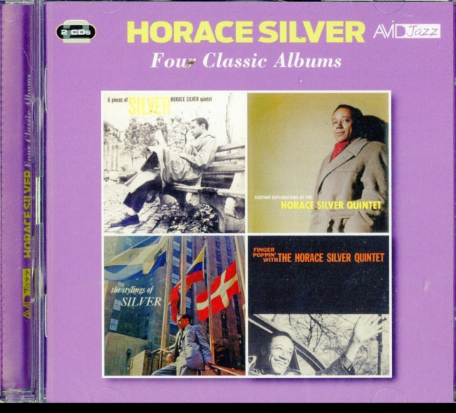 Horace Silver CD - Four Classic Albums (Six Pieces Of Silver / Further Explorations By The Horace Silver Quintet / The Stylings Of Silver / Finger Poppin' With The Horace Silver Quintet)