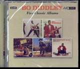 Bo Diddley CD - Five Classic Albums (Bo Diddley / Go Bo Diddley / Have Guitar Will Travel / Bo Diddley Is A Gunslinger / Bo Diddley Is A Lover)