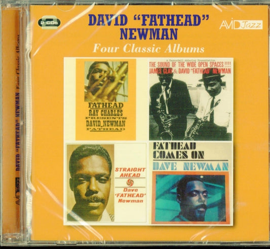 David Fathead Newman CD - Four Classic Albums (Ray Charles Presents David Newman / The Sound Of Wide Open Spaces / Straight Ahead / Fathead Comes On)