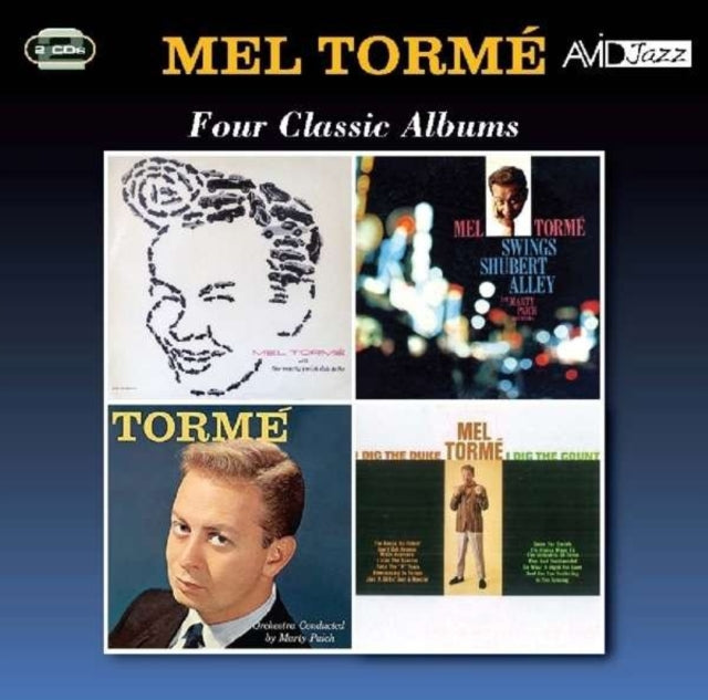 Mel Torme CD - Four Classic Albums (Mel Torme With The Marty Paich Dek-Tette / Mel Torme Swings Shubert Alley / Torme / I Dig The Duke. I Dig The Count)