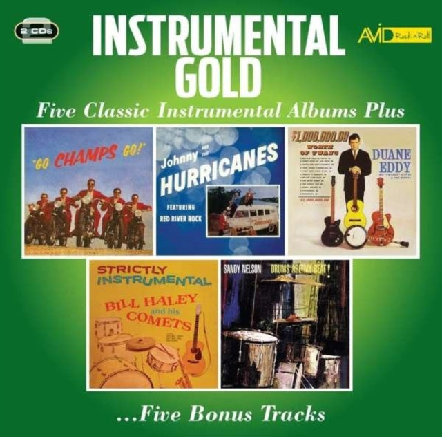 Champs / Johnny And The Hurricanes / Duane Eddy / Bill Haley And His Comets / Sandy Nelson Instrumental Gold CD - Five Classic Instrumental Albums Plus
