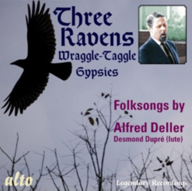 Alfred Deller CD - Three Ravens / Folksongs By Alfred Deller (2 LP Vinyl Records To 1cd)