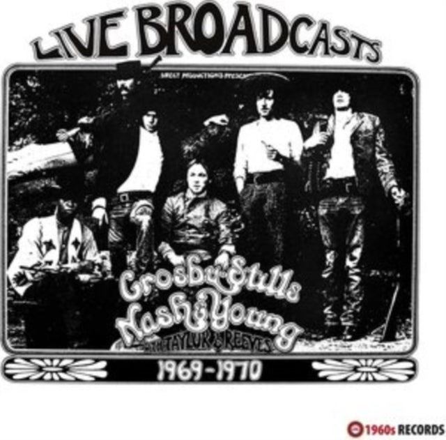 Crosby. Nash & Young LP Vinyl Record - Live On Tv 19 70