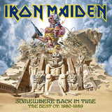 Iron Maiden LP Vinyl Record - Somewhere Back In Time | The Best Of