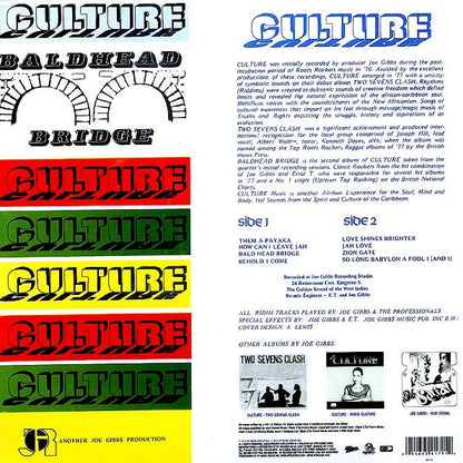 Culture  LP -  Baldhead Bridge
