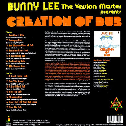 Bunny Lee  LP -  Bunny Lee The Version Master Presents Creation Of Dub (180g)