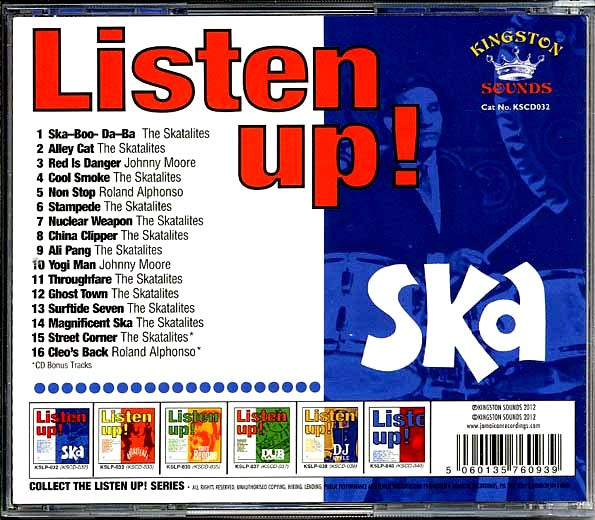 The Skatalites  CD -  Listen Up: Ska