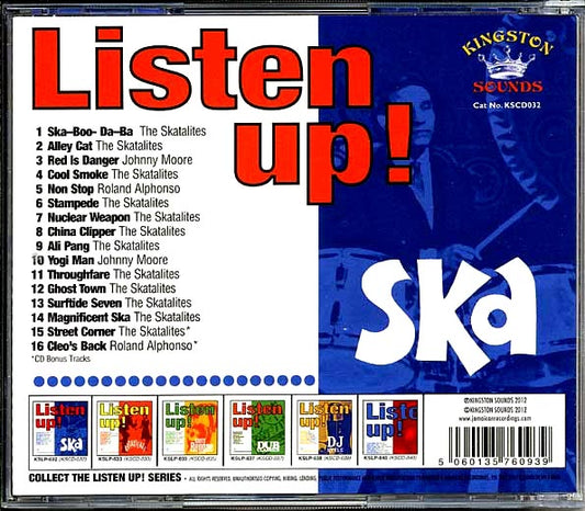 The Skatalites  CD -  Listen Up: Ska