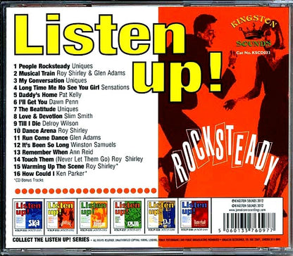The Uniques, Slim Smith, Dawn Penn, Pat Kelly, Etc.  CD -  Listen Up: Rock Steady