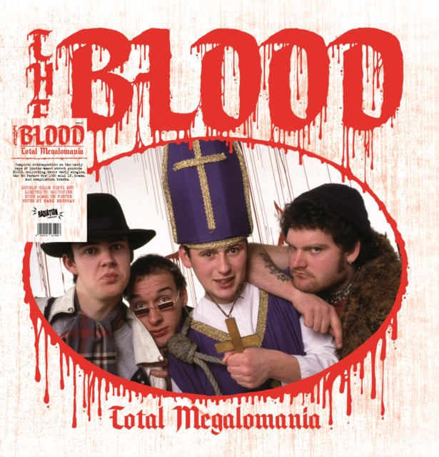 Blood LP Vinyl Record - Total Megalomania (Blue/White Vinyl)