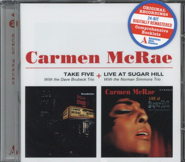Carmen Mcrae CD - Take Five / Live At Sugar Hill