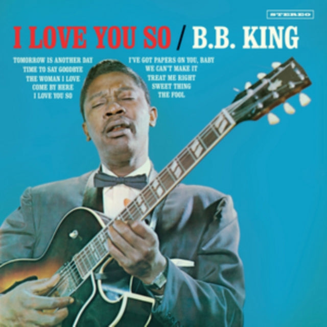 B.B. King LP Vinyl Record - I Love You So