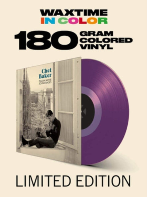 Chet Baker LP Vinyl Record - Italian Movie Soundtracks (Limited Transparent Purple Vinyl)