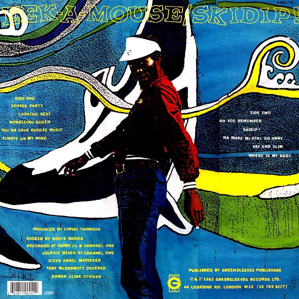 Eek A Mouse  LP -  Skidip