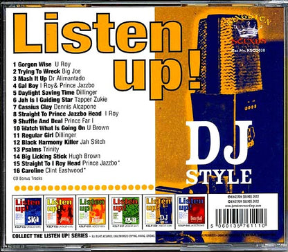 U Roy, Dr. Alimantado, Prince Jazzbo, Prince Far I, Etc.  CD -  Listen Up: DJ Style