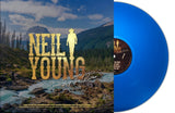 Neil Young LP Vinyl Record - Klos Fm Broadcast Cow Palace Theater Brisbane San Mateo Ca 21st November 19 86 (Blue Vinyl)