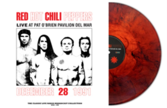 Red Hot Chili Peppers LP Vinyl Record - At Pat O Brien Pavilion Del Mar (Red Marble Vinyl)