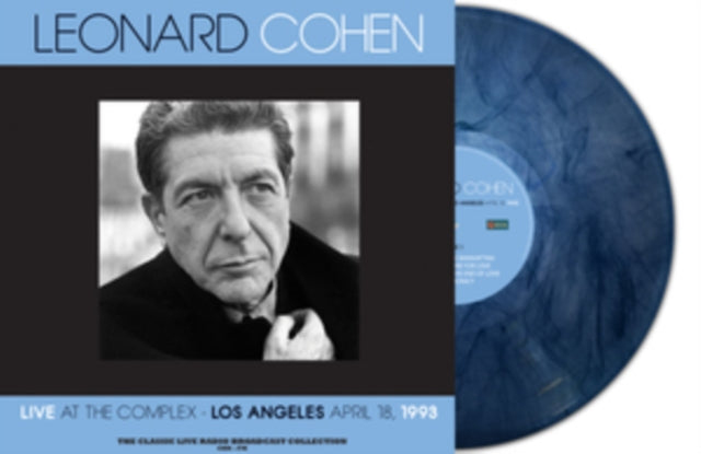 Leonard Cohen LP Vinyl Record - Live At The Complex 19 93 (Blue Marble Vinyl)