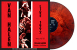 Van Halen LP Vinyl Record - Live At Selland Arena Fresno 19 92 (Red Marble Vinyl)
