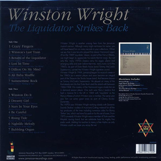 Winston Wright  LP -  The Liquidator Strikes Back (180g)