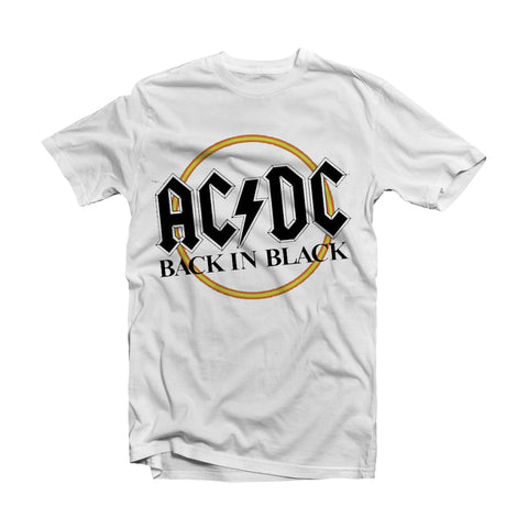 AC/DC T Shirt - Back In Black Circle
