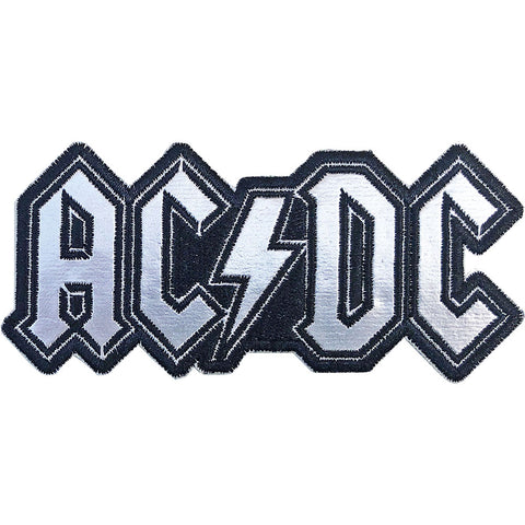 AC/DC Patch - Cut-Out Foil Logo Woven Patch