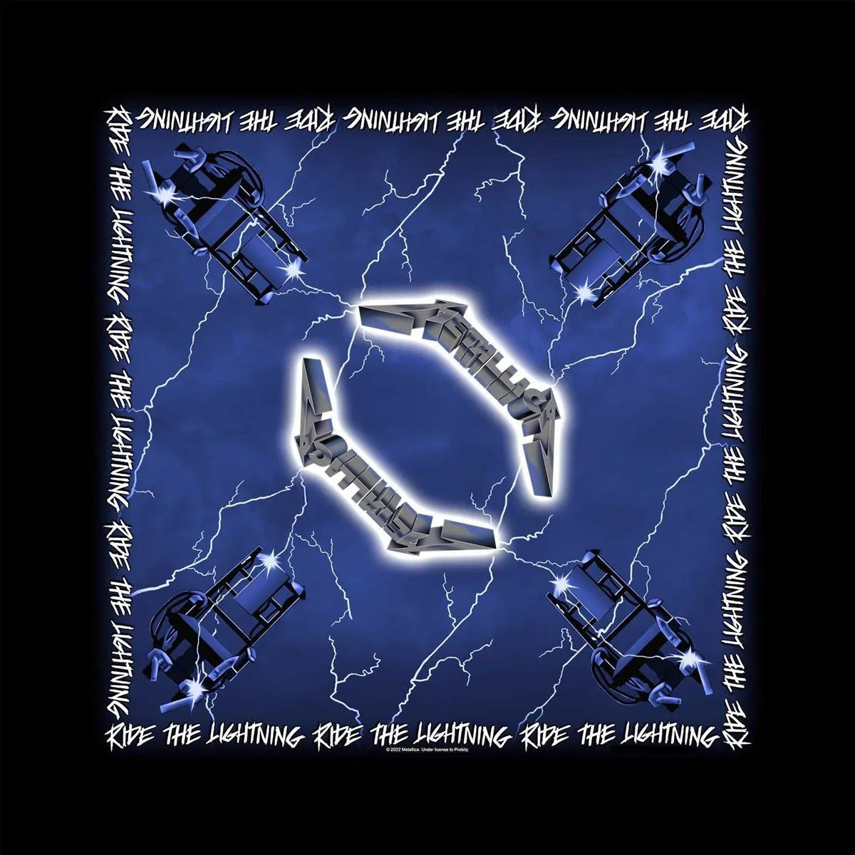 Metallica Bandana -  Ride The Lightning 