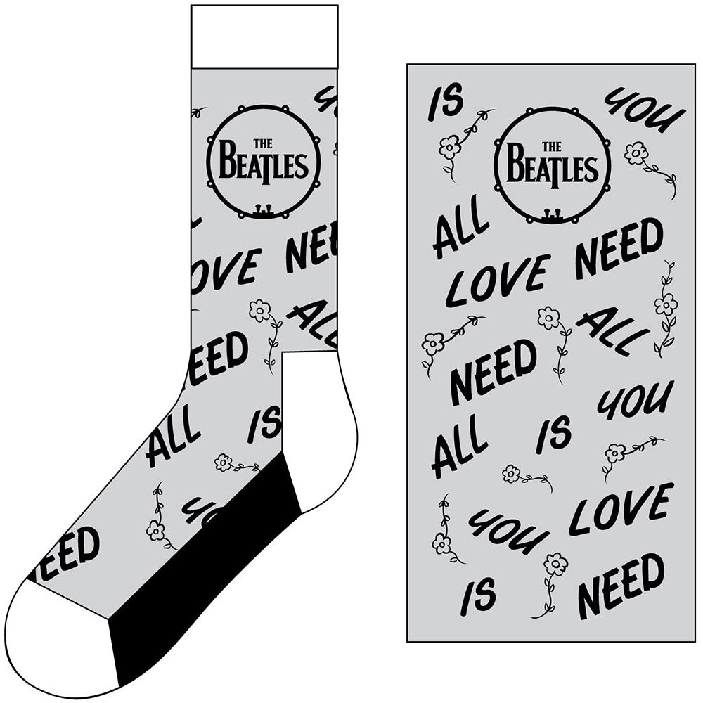The Beatles Grey Socks - Aynil & Drum