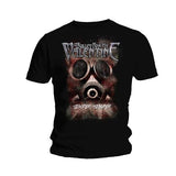 Bullet For My Valentine T Shirt - Temper Temper Gas Mask