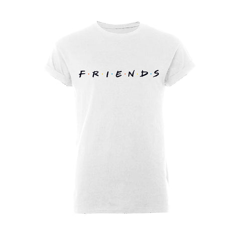 Friends T Shirt - Logo (Rolled Sleeve) | Buy Now For 12.99