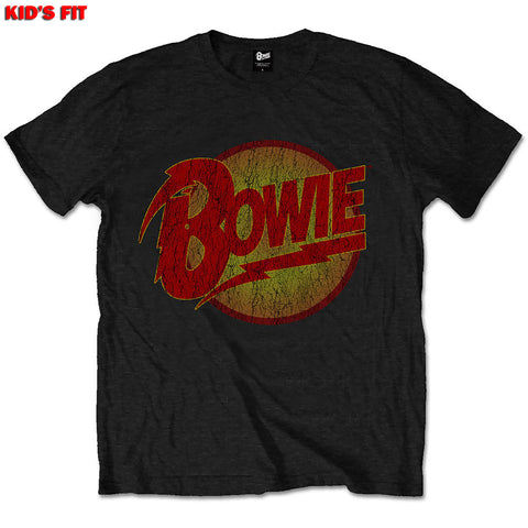 David Bowie Kids Youth T Shirt - Vintage Diamond Dogs