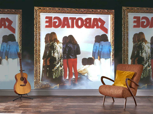 Rock Roll Black Sabbath Mural - Sabotage
