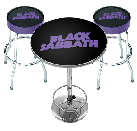 Rocksax Black Sabbath Bar Set - Logo
