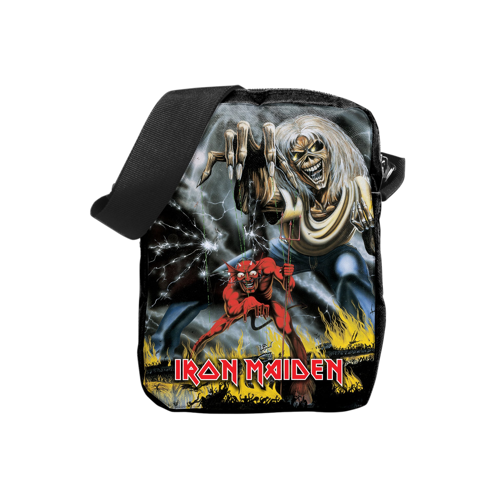 Rocksax Iron Maiden Crossbody Bag - Number Of The Beast  | Buy Now For 19.99