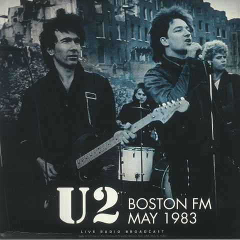 U2 LP Vinyl Record - Boston FM May 1983