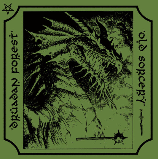 Druadan Forest/Old Sorcery LP - Split (Green Vinyl) | Buy Now For 47.99