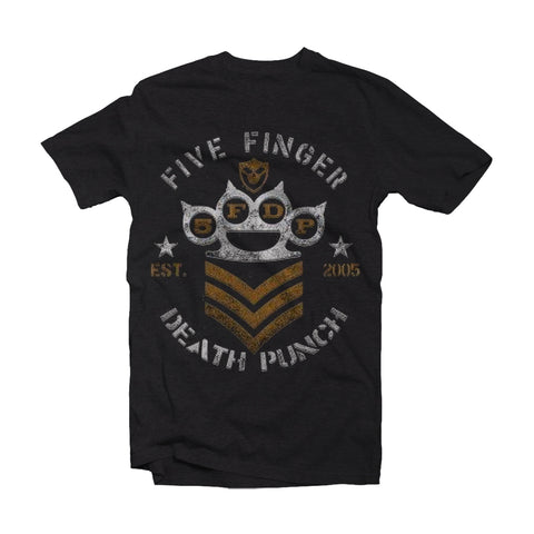 Five Finger Death Punch T Shirt - Chevron